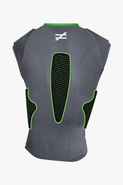 Unequal Cobalt Padded Compression Shirt with Chest, Rib & Spine Protection Unequal Cobalt Padded Compression Shirt with Chest, Rib & Spine Protection