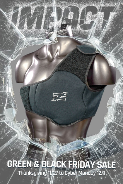 Unequal Hart Protection Pad with Shoulder Harness