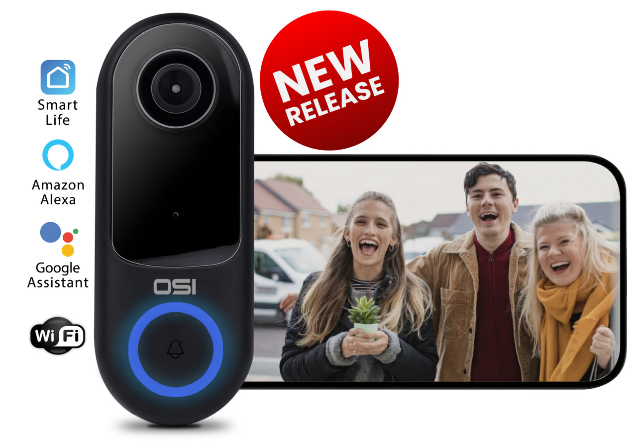 Wired Doorbell Plus, Advanced Smart Doorbell, Night Vision and Alexa