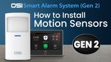 How to Install Motion Sensors with Placement Tips - for OSI Smart Alarm System (Gen 2)