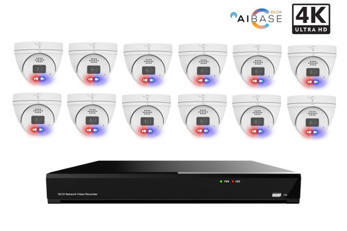 Copy of AI Color Base 16-CH NVR 4K Active Deterrence AI Full Color PoE IP KIT with 12 cameras (White) Copy of AI Color Base 16-CH NVR 4K Active Deterrence AI Full Color PoE IP KIT with 12 cameras (White)