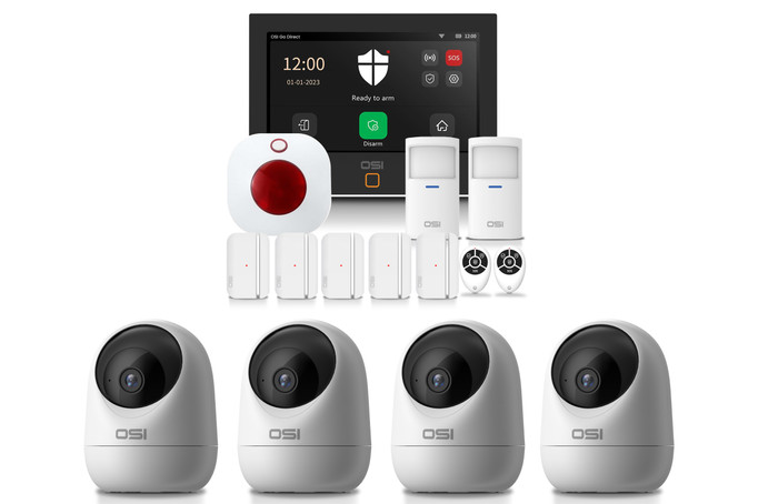 OSI Smart Wi-Fi Alarm System (Gen 2) is a  low commitment, easy to set up, and effective self-monitoring DIY system. Opt-in for 24/7 Alarm Monitoring anytime for added layer of Security!