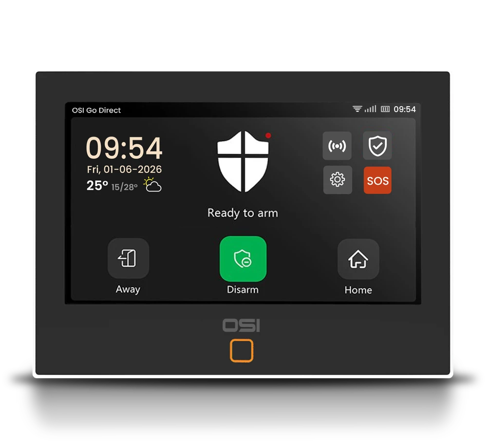 7 inch HD touch screen alarm panel
