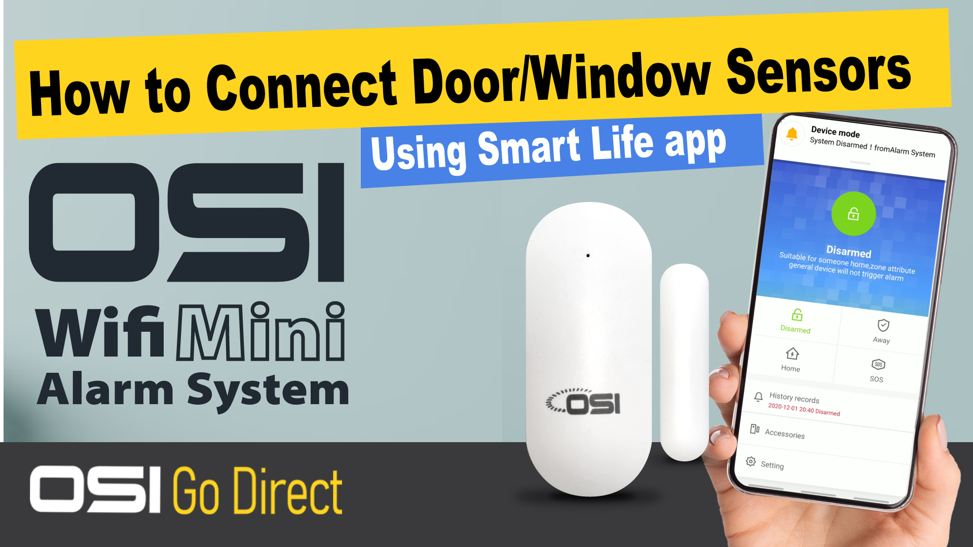 Need to Re-connect or add additional Contact Sensors? - OSI Go Direct