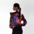 Iridescent Aura Ruffled Blouse