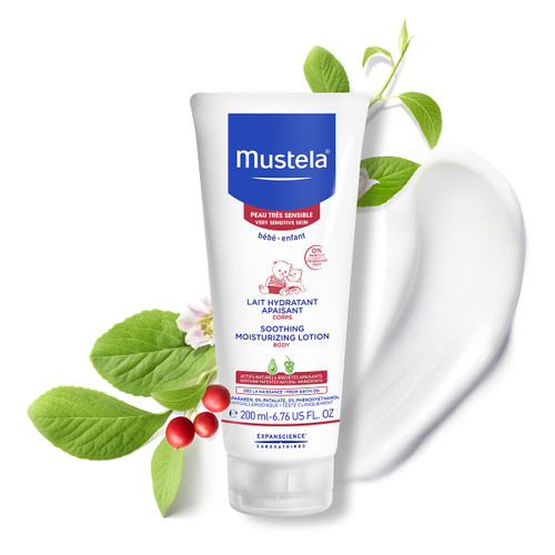 Mustela leche corporal hidratante confort. piel muy sensible 200 mL