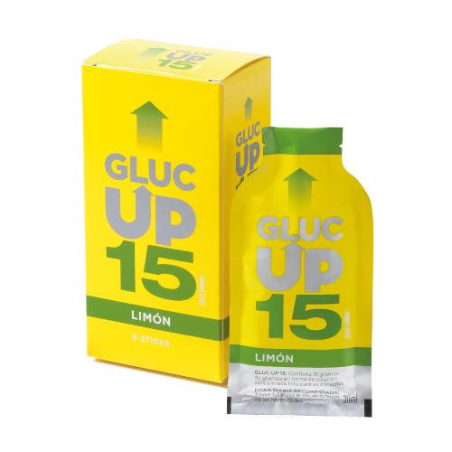 Gluc up 15 faes farma sabor limón 10 sticks