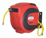 HR40089 Alemlube EL Series hose reel, 15m x 8mm ID PVC hose - also suitable for water;