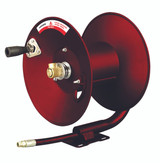 H10120 Alemlube economy hand rewind hose reel, 10mm ID x 40m capacity  open;