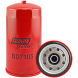 BD7105 Baldwin Dual-Flow Lube Spin-on with Drain