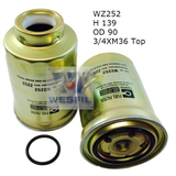 WZ252 Wesfil Fuel Filter