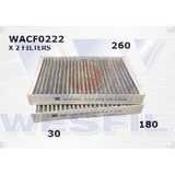 WACF0222 Wesfil Cabin Filter; Mercedes