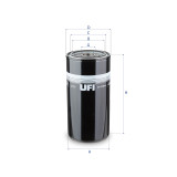 23.412.00 UFI Filters UFI Oil Filter