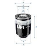 24.411.00 UFI Filters UFI Fuel Filter