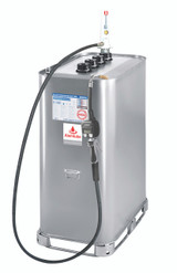 656110N Alemlube 1,000L twin skinned self bunded oil tank with 3:1 ratio pump and electronic oil meter;