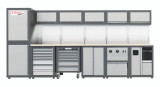 AA777600 Alemlube Automotive 6 Cabinet Workstation;