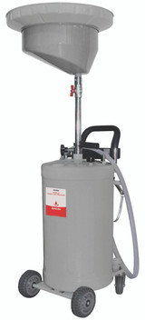30080 Alemlube waste oil drain with 80L reservoir and 20L catchment bowl;