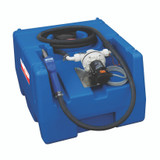 101125 Alemlube AdBlue® 125L poly tank with self-priming 12V pump and manual nozzle, 30L/min  lockable lid;