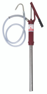 304600 Samoa lever action drum pump with hose;