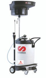 372500 Samoa waste oil drain/evacuator with 100L reservoir and 20L catchment bowl;