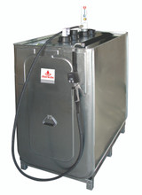 545110 Alemlube 400L twin skinned self bunded oil tank with 3:1 ratio pump and electronic oil meter;