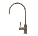 DFU270 Puretec DFU270 Puretec Antique Brass Designer Faucet, High Loop, 1/4 Turn, LED