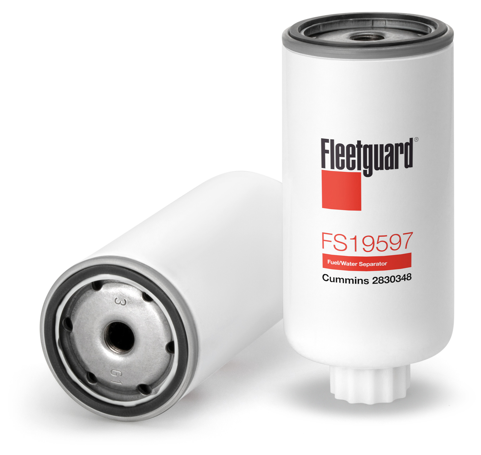 FS19597 Fleetguard Fuel/Water Separator - Filter Discounters