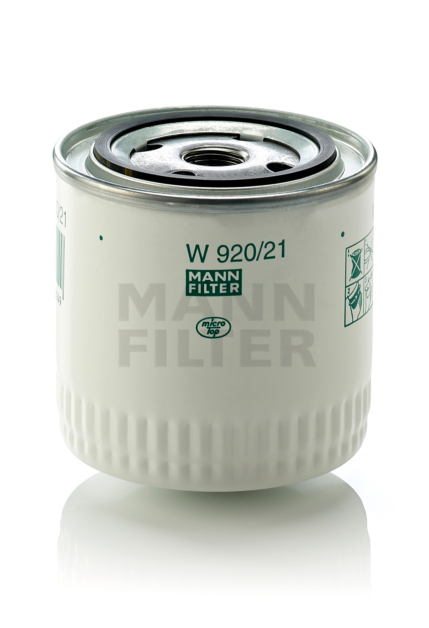 W920/21 Mann Filter Oil Filter - Filter Discounters