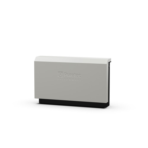 Puretec FilterWall - Freestanding Whole House Filtration, Stone White Front Cover, 30 L/min with plumbed bypass