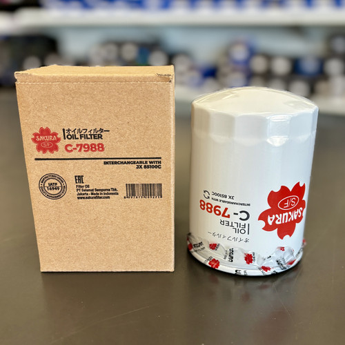 C-7988 Sakura Oil Filter; Replaces JX0810; C7988