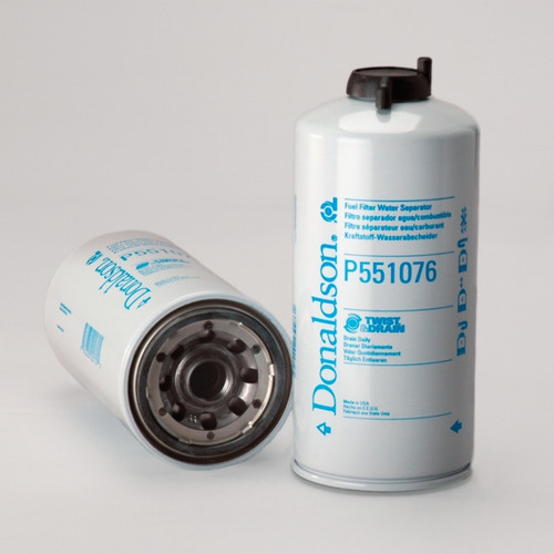 P551076 Donaldson Fuel filter, water separator spin-on twist&drain