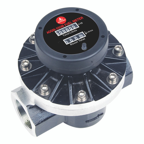 AOGM-050M Alemlube mechanical oval gear meter 2" BSP mechanical display - 300 L/min;