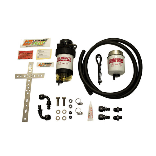 FM802DPK Direction Plus ; UNIVERSAL/GENRIC 30mic 12mm Pre Fuel Water Separator Kit - Fuel Manager