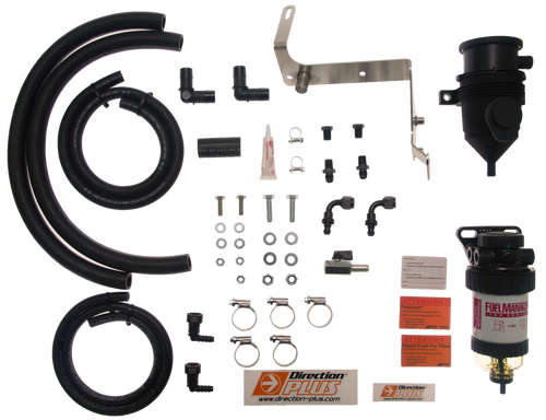 FMPV630DPK Direction Plus ;  Nissan Navara NP300 dual Fuel Water Separator & Crank Case Ventilator - Fuel Manager / Mann Hummel Provent