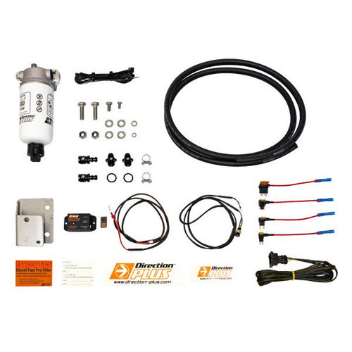 PL626DPK Direction Plus ; Nissan Patrol GU ZD30 Pre Fuel Water Separator Kit - Mann + Hummel Preline 150