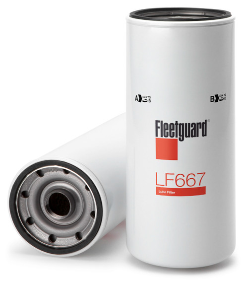 LF667 Fleetguard Lube, Full-Flow Spin-On