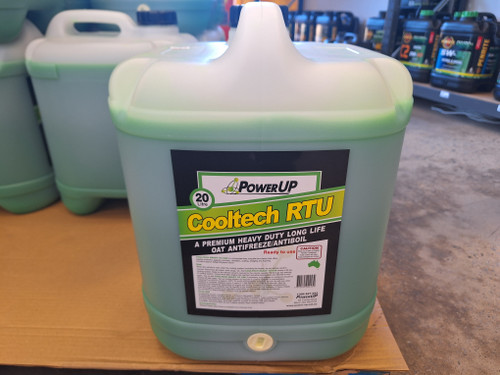 PUCTECHRTU20G CoolTech Coolant Pre-Mixed 20L;  CoolMax 50 Anti-Freeze / Anti-Boil 50%