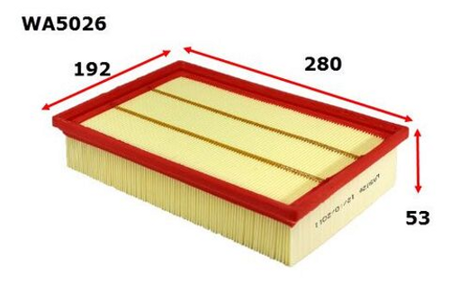 WA5026 Wesfil Air Filter; A1554 Ford