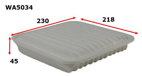 WA5034 Wesfil Air Filter; A1584 Mitsubishi
