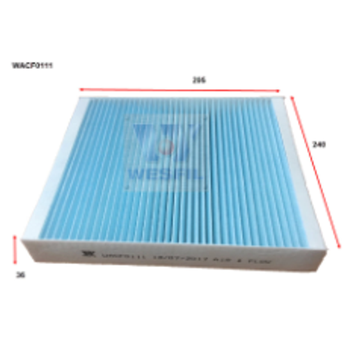 WACF0111 Wesfil Cabin Filter; RCA224P Holden