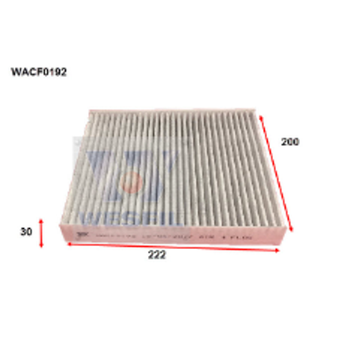 WACF0192 Wesfil Cabin Filter; Lexus