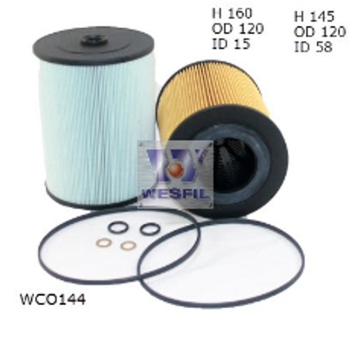 WCO144 Wesfil Oil Filter;  Mitsubishi