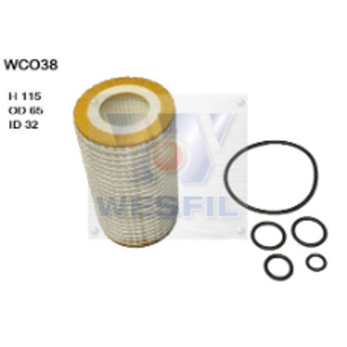 WCO38 Wesfil Oil Filter; R2606P Mercedes