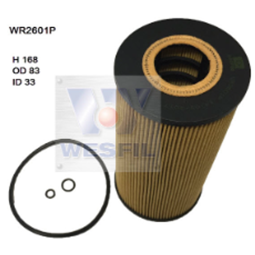 WR2601P Wesfil Oil Filter; R2601P Mercedes