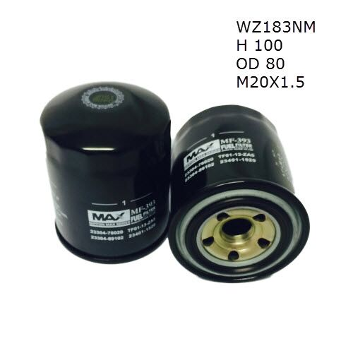 WZ183NM Wesfil Diesel Fuel Filter; Z183 / Z107