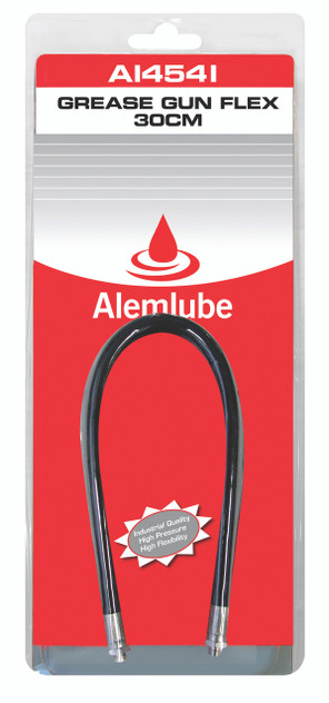 A14541 Alemlube R1 grease gun flex, 300mm long;