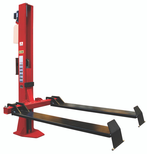 AA101P Alemlube Automotive 1t electro-hydraulic clear floor hoist;