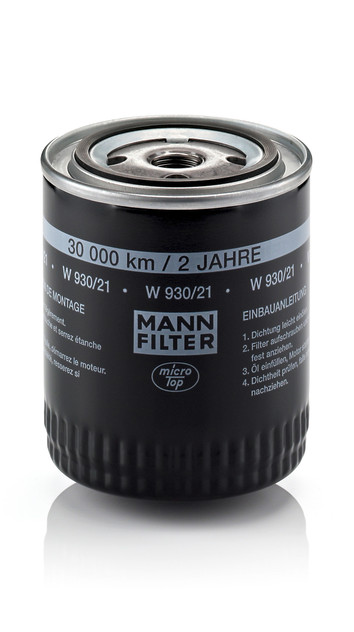 W930/21 Mann Filter Oil Filter