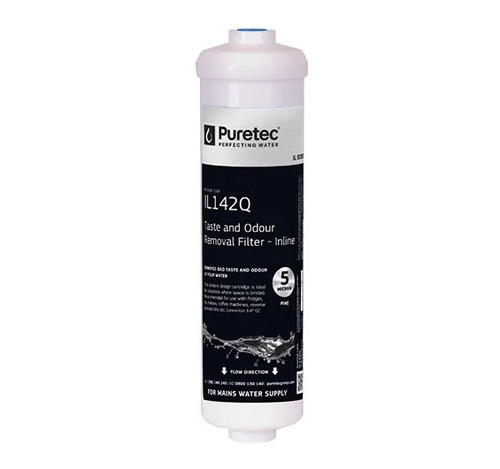 IL142Q Puretec IL142Q Puretec Inline Carbon Cartridge, 10 inch, 1/4 QC tube