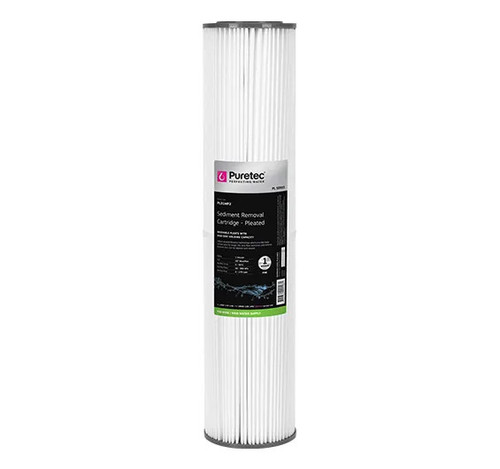 PL01MP2 Puretec PL01MP2 Puretec Pleated Cartridge Large dia 4.5", 20 inch, 1um